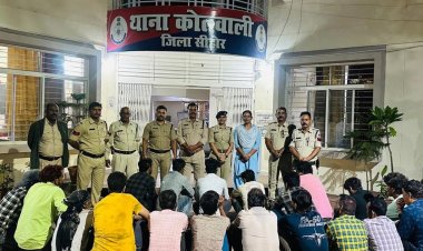 सीहोर में 169 स्थायी वारंटी गिरफ्तार,150 अपराधियों की चेकिंग:एसपी के निर्देश पर कॉम्बिंग गश्त; शामिल टीमों को मिलेगा इनाम