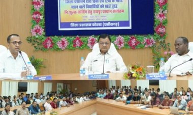 संघर्ष करने वालों को सफलता जरूर मिलती है, मेहनत कर जिले का नाम रौशन करे विद्यार्थी- मंत्री लखनलाल देवांगन