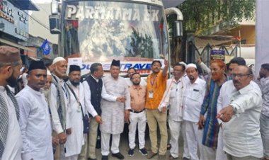 राज्य के 359 हाजी सफर-ए-हज के लिए हुए रवाना