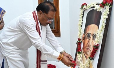 मुख्यमंत्री विष्णु देव साय ने वीर सावरकर की जयंती पर उन्हें किया नमन