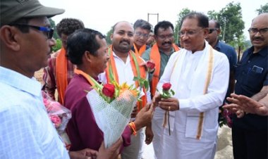 मुख्यमंत्री विष्णु देव साय तोंगापाल पहुंचे