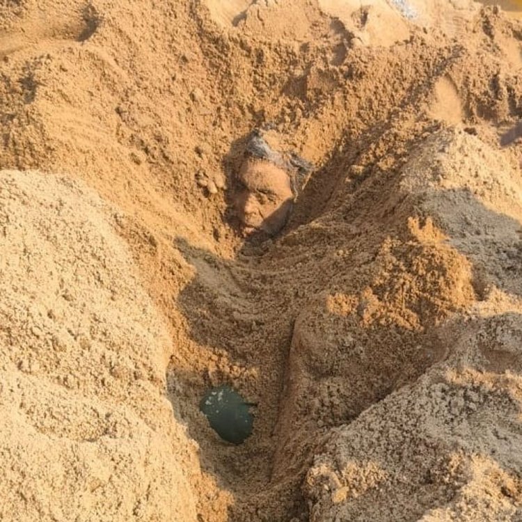 सिंगरौली पावर प्लांट में मजदूर की संदिग्ध हालात में मौत:परिजनों का आरोप- हत्या कर शव रेत में दबा दिया