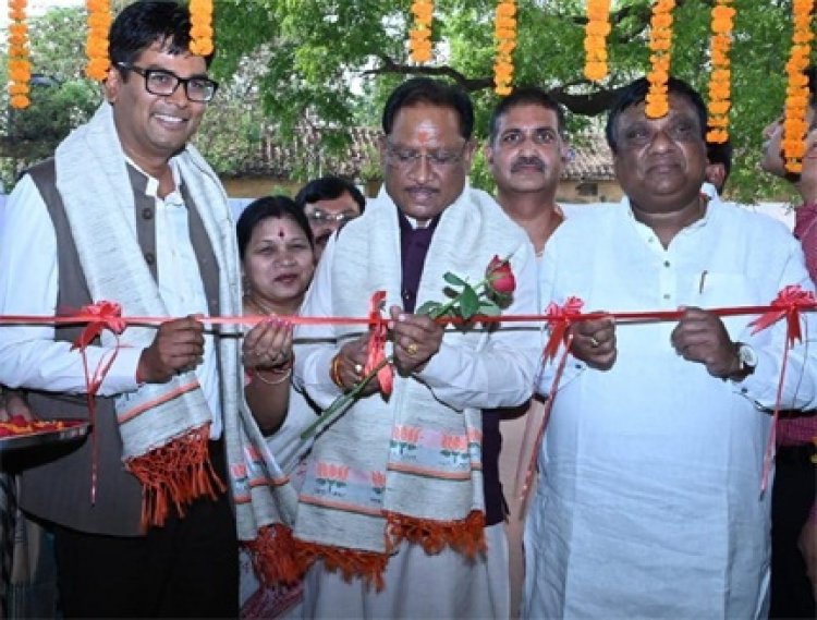 मुख्यमंत्री विष्णुदेव साय ने जांजगीर में नवनिर्मित तहसील कार्यालय भवन का किया लोकार्पण