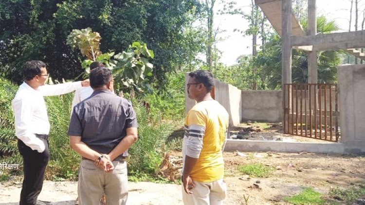 जल जीवन मिशन कार्यों का कलेक्टर ने किया निरीक्षण