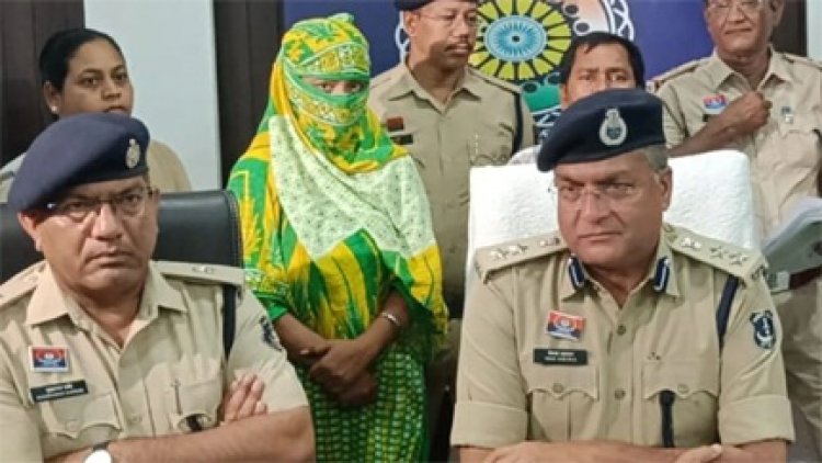 पुलिस गिरफ्त में बांग्लादेशी नागरिक पन्ना बीबी, 8 साल पहले गैर-कानूनी तरीके से भारत आई थी
