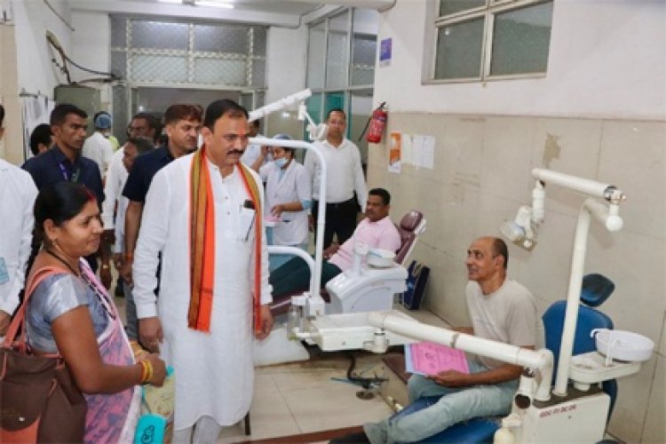 स्वास्थ्य मंत्री श्याम बिहारी जायसवाल ने रायपुर दंत चिकित्सा महाविद्यालय का किया निरीक्षण, स्वास्थ्य सुविधाओं को सुदृढ़ करने के दिए निर्देश