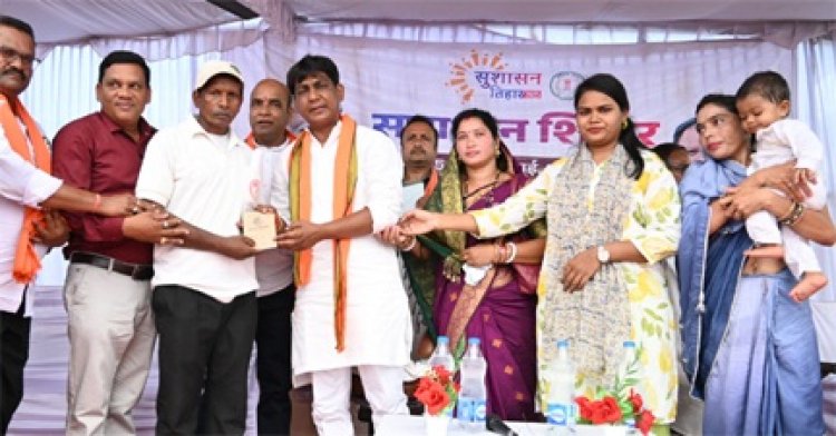 रायतुम में आयोजित समाधान शिविर में 13 ग्राम पंचायतों की समस्याओं का हुआ समाधान