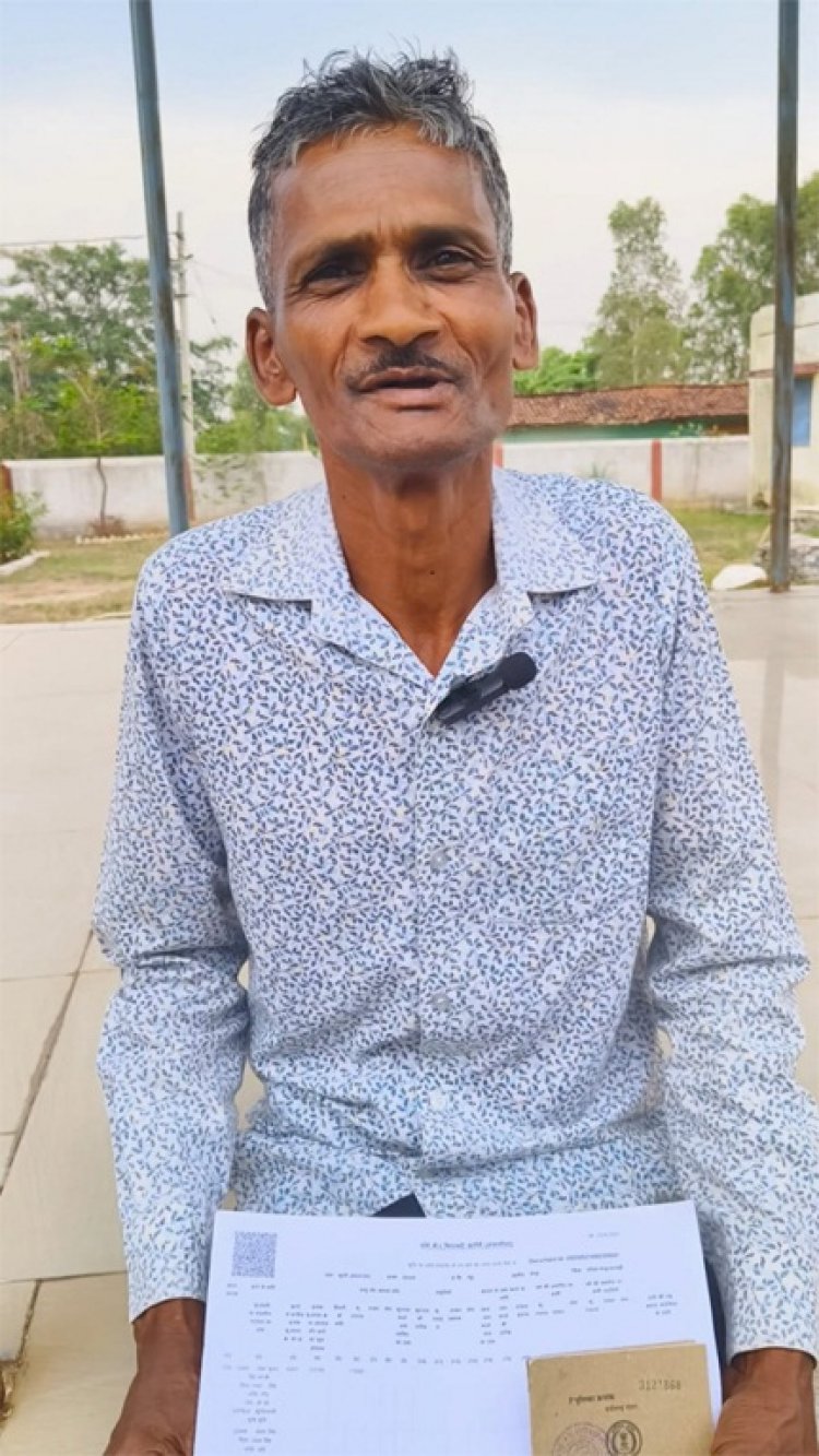 अभिलेख में त्रुटि सुधार होने पर बहुत खुश हैं पवन अब मिलेगा शासकीय योजनाओं का लाभ