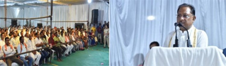 सरकार के कार्यों से प्रदेश में आ रही है खुशहाली : मुख्यमंत्री विष्णु देव साय