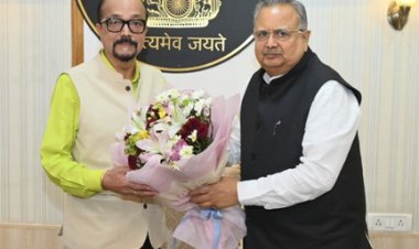 राज्यपाल डेका से विधानसभा अध्यक्ष डॉ. सिंह ने की सौजन्य भेंट