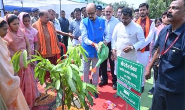 विश्व पर्यावरण दिवस के अवसर पर राज्यपाल डेका ने लगाए पौधे