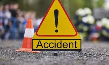 सड़क हादसे में मां-बेटे की मौत, पिता गंभीर घायल