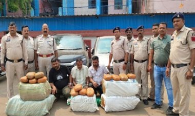 105 किलो गांजा के साथ 3 अंतरराज्यीय तस्कर गिरफ्तार