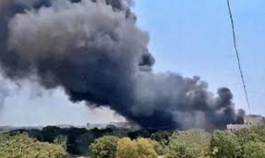 अहमदाबाद में प्लेन क्रैश