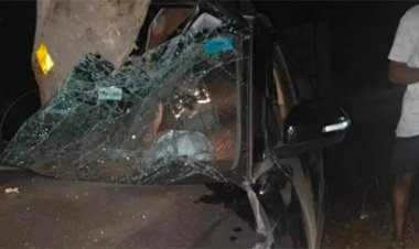कार ने बाइक सवारों को टक्कर मारी, एक युवती सहित चार की मौत