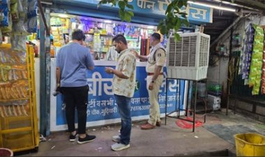 संदिग्ध पान दुकान,गुमटी,ठेला को थाना गुढीयारी पुलिस टीम द्वारा चेक किया गया