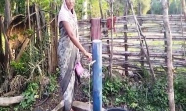 सुदूर बीजापुर के गुंजेपर्ती में अब हर घर नल से पहुंच रहा जल