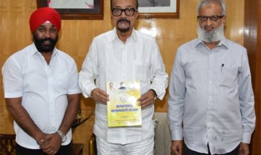 राज्यपाल डेका से छत्तीसगढ़ अल्पसंख्यक आयोग के अध्यक्ष  छाबड़ा ने की सौजन्य भेंट