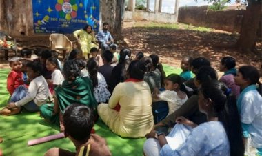 स्कूली बच्चे ज्वलंत सामाजिक मुद्दों से जुड़कर दे रहे अपने विचारों को सकारात्मक दिशा