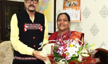 राज्यपाल डेका से बारले ने की सौजन्य भेंट