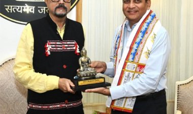 राज्यपाल डेका नेे मुख्य सचिव जैन को सेवानिवृत्ति पर दी शुभकामनाएं