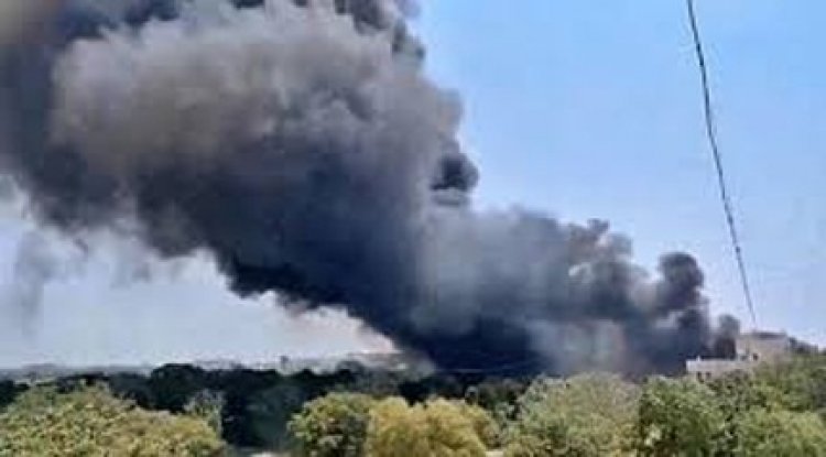 अहमदाबाद में प्लेन क्रैश