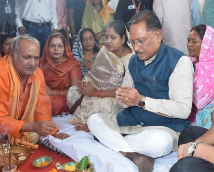 मुख्यमंत्री विष्णुदेव साय ने दुलदुला में 3 करोड़ से अधिक के विकास कार्यों का किया लोकार्पण व भूमिपूजन