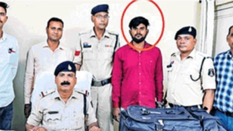 जीआरपी रायपुर ने गांजा तस्कर को किया गिरफ्तार, 10 किलो गांजा बरामद