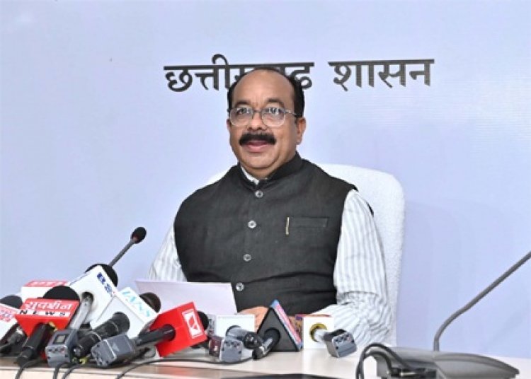 उप मुख्यमंत्री अरुण साव ने कैबिनेट की बैठक में लिए गए निर्णयों की जानकारी दी
