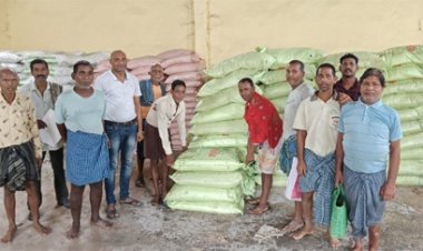 रायगढ़ जिले के किसानों को 14 हजार 419 मैट्रिक टन खाद का किया गया वितरण