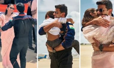 अंतरिक्ष में 18 दिन बिताने के बाद पत्नी और बेटे से मिलकर भावुक हुए शुभांशु शुक्ला