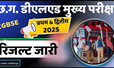 डीएलएड प्रथम एवं द्वितीय वर्ष परीक्षा परिणाम घोषित