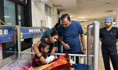 स्वास्थ्य मंत्री श्याम बिहारी जायसवाल ने सुबह 7 बजे किया डीकेएस अस्पताल का आकस्मिक निरीक्षण