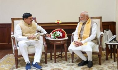 प्रधानमंत्री मोदी से मुख्यमंत्री डॉ. यादव ने नई दिल्ली में की सौजन्य भेंट