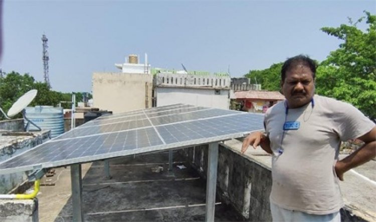 प्रधानमंत्री सूर्यघर मुफ्त बिजली योजना से श्रीनिवास वर्मा को मिली बड़ी राहत