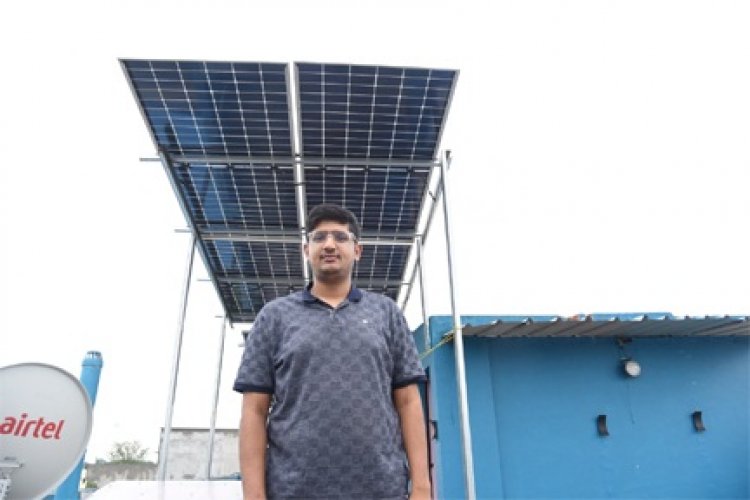 पी.एम सूर्य घर योजना से राजीव दंडोना के घर का बिजली बिल हुआ आधा