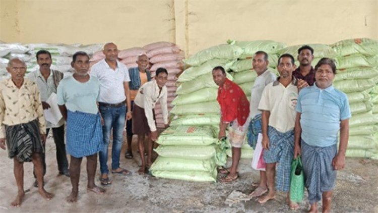रायगढ़ जिले के किसानों को 14 हजार 419 मैट्रिक टन खाद का किया गया वितरण