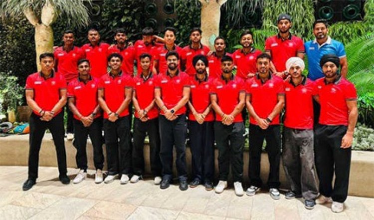 भारत ‘ए’ पुरुष हॉकी टीम यूरोप दौरे के लिए हुई नीदरलैंड रवाना