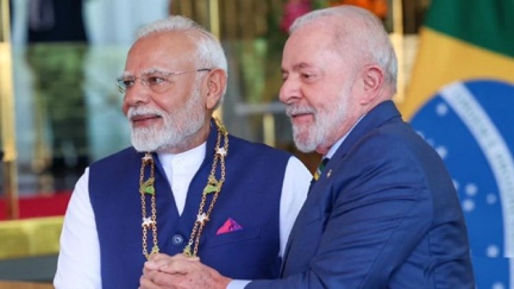 ब्राजील के राष्ट्रपति से मिले पीएम मोदी