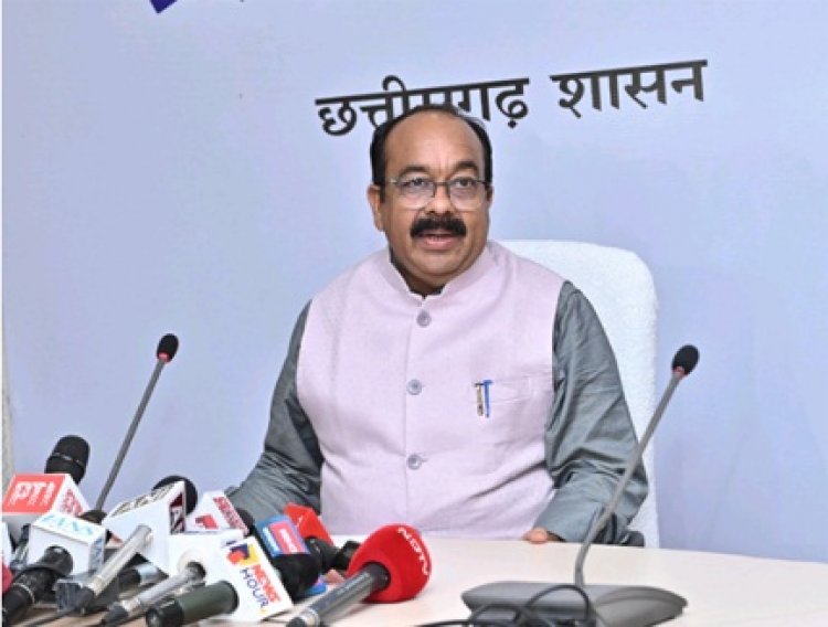 उप मुख्यमंत्री अरुण साव ने कैबिनेट की बैठक में लिए गए निर्णयों की जानकारी दी