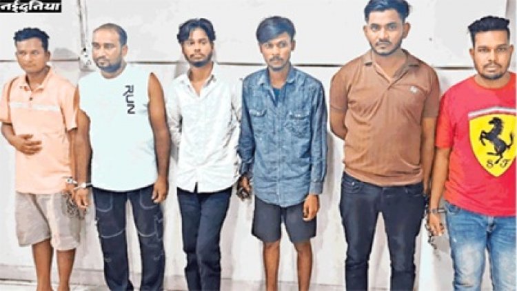 6 शातिर चोर गिरफ्तार