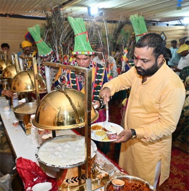 मुख्यमंत्री निवास में हरेली उत्सव: छत्तीसगढ़ी व्यंजनों की खुशबू से सराबोर हरेली तिहार