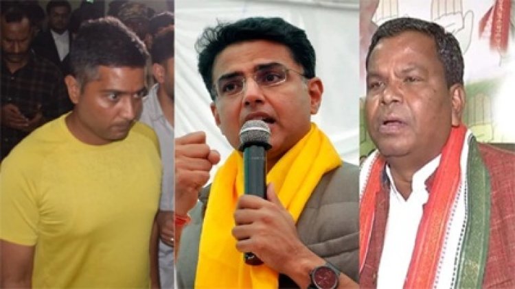 रायपुर सेंट्रल जेल पहुंचे सचिन पायलट