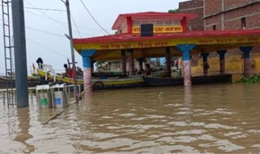 गंगा की जलस्तर बढ़ने से बक्सर समेत बिहार-यूपी के शहर प्रभावित