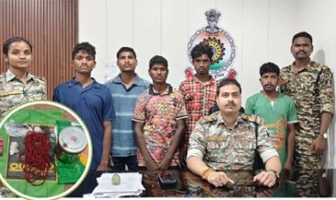 दो लाख के इनामी समेत तीन माओवादी गिरफ्तार