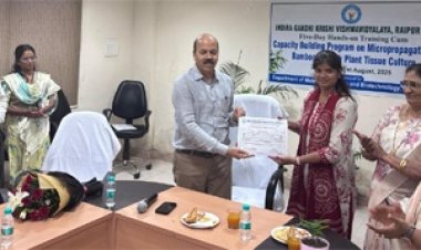 बाँस के टिशू कल्चर के माध्यम से सूक्ष्म प्रजनन पर पांच दिवसीय क्षमता निर्माण प्रशिक्षण संपन्न