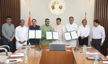 मुख्यमंत्री डॉ. यादव की मौजूदगी में आनंद ग्रामों के विकास और नदी संरक्षण पर हुए दो एमओयू