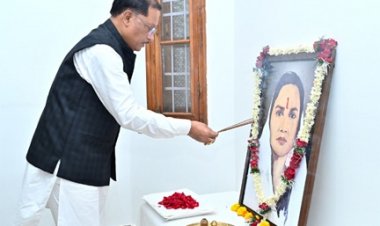 मुख्यमंत्री साय ने छत्तीसगढ़ की पहली महिला सांसद मिनीमाता की पुण्यतिथि पर उनके अविस्मरणीय योगदान को किया नमन