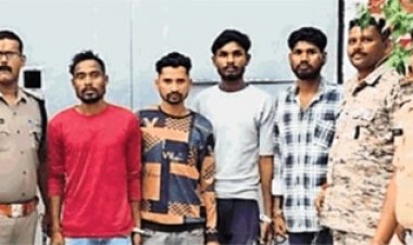 देवी-देवताओं की मूर्तियों के साथ आपत्तिजनक कृत्य कर सोशल मीडिया पर डाला वीडियो, 5 गिरफ्तार