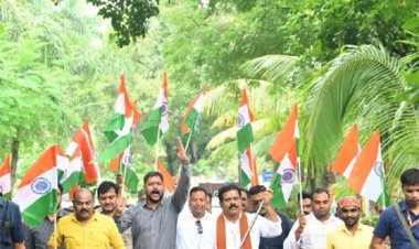 हर घर तिरंगा अभियान में शामिल हुए उपमुख्यमंत्री विजय शर्मा